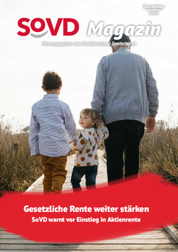 Titelbild SoVD-Magazon Dezember 2021